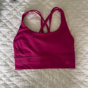 Hot pink lulu lemon cross back sports bra!